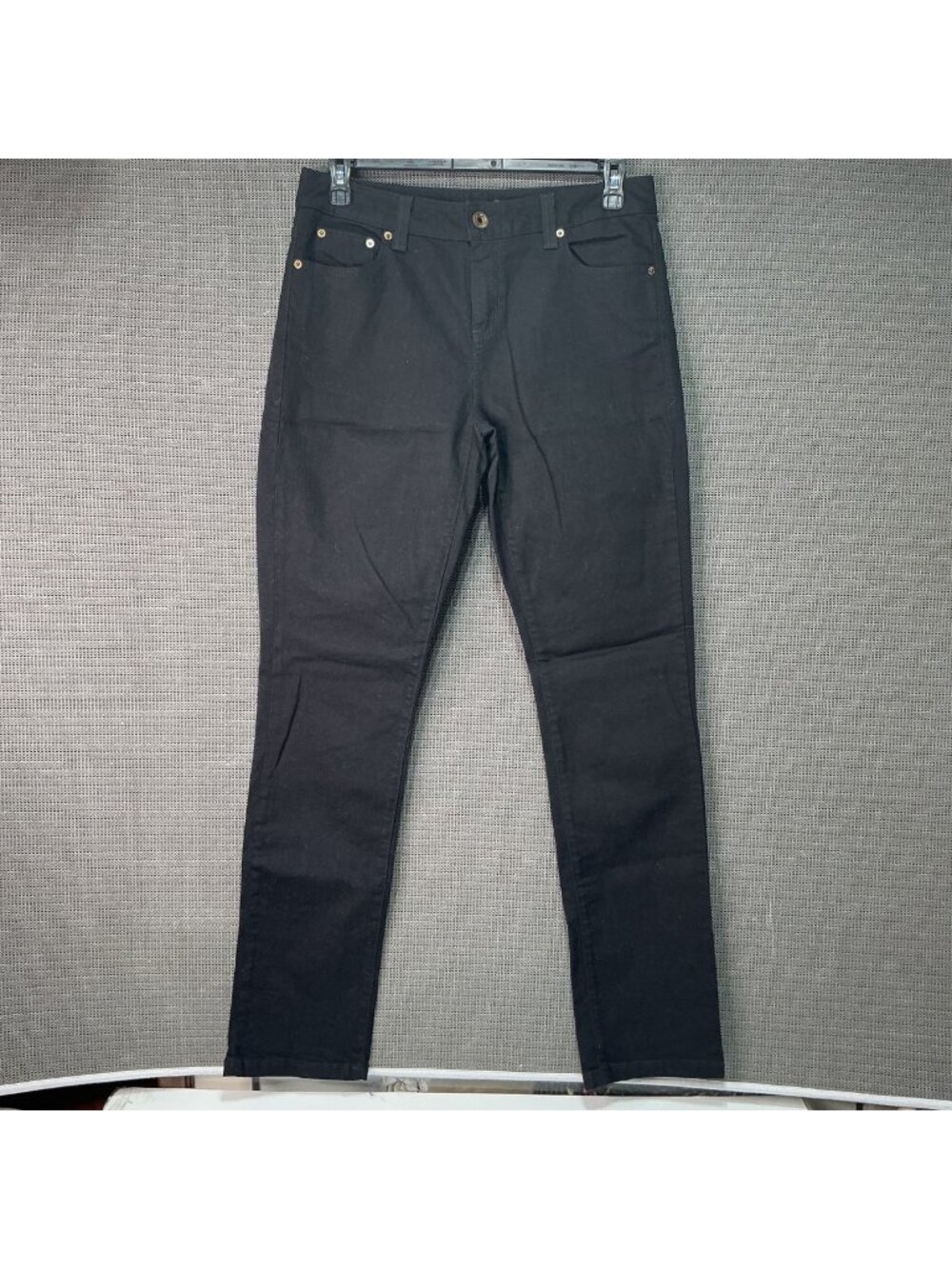 DKNY Black Skinny Jeans Womens Size 10 Stretch Denim Midrise
